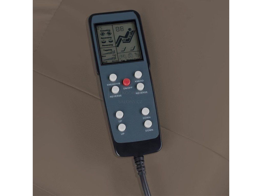 Polohování pedikérského křesla BR-2307 Latte