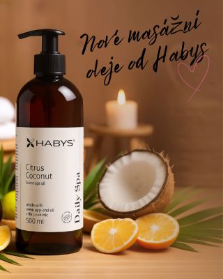 ✨ Novinka v naší nabídce! ✨ Objevte nové masážní oleje Habys, které vás okouzlí svou přírodní vůní a hebkostí. 🌿🥥🍊 🧖🏼‍♀️...