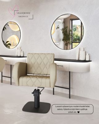 Luxusní kadeřnický nábytek pro salony, které chtějí být jedinečné přitom dostupné. ❤️ Každý salon má svůj příběh, svůj...
